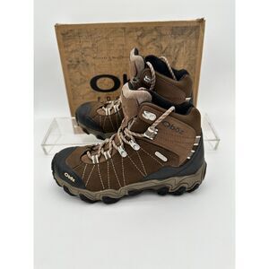 $220 NEW Oboz Bridger Mid B-DRY Hiking Boot - Women's Walnut 6.5 D38